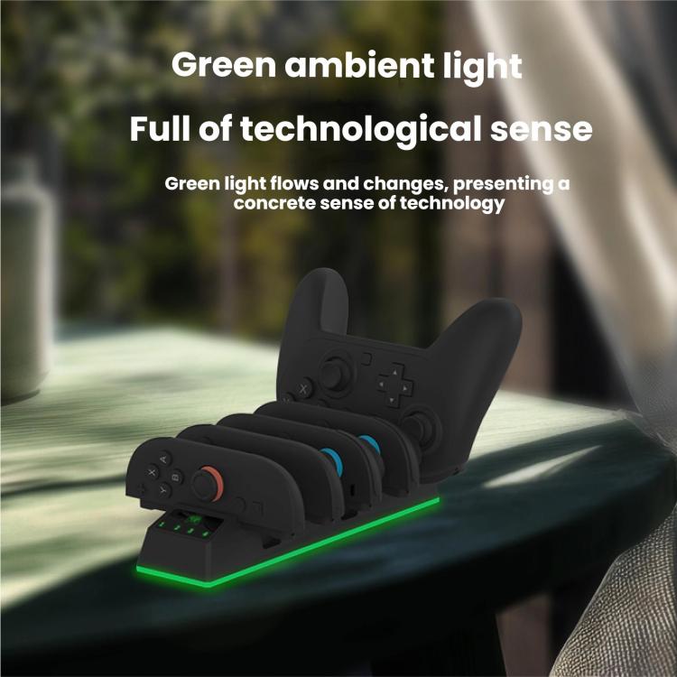 For Nintendo Switch 2/Switch 2 Pro PGTECH 9 In 1 Universal Left Right Controller Charging Dock