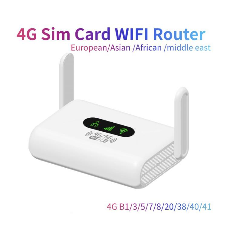European/Asian /African Edition 4G Mini CPE Wireless SIM Card Router Portable WiFi Hotspot, EU Plug