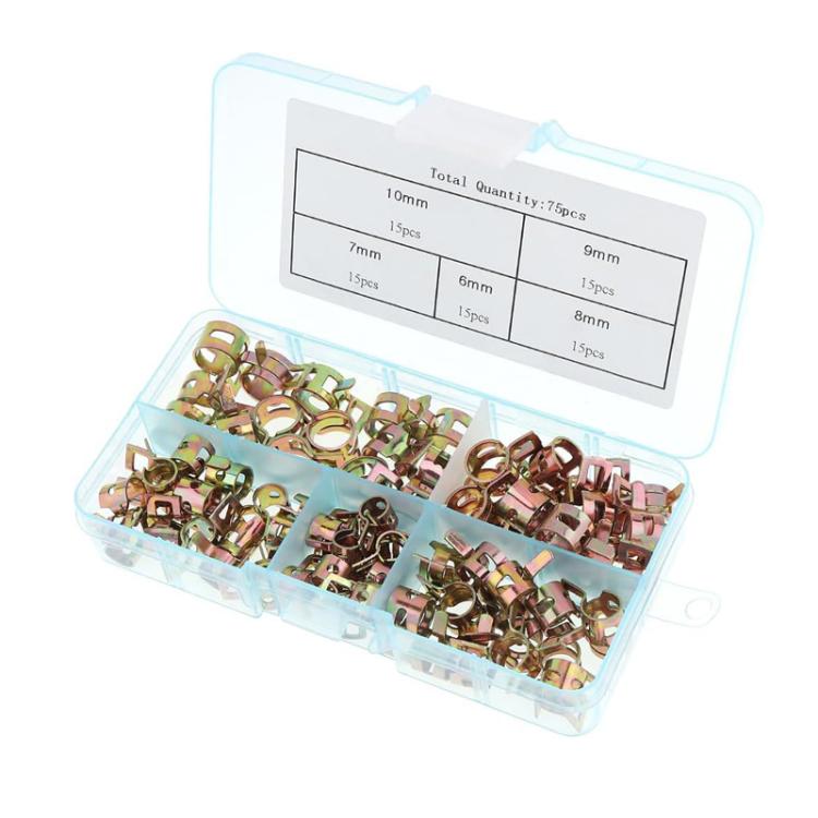 M6/M10 Automotive Fuel Line Mini Spring Hose Clamp Set