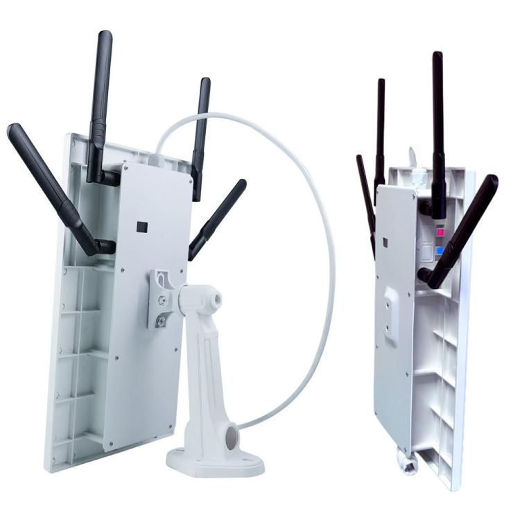 EAU 4G Solar SIM Card WiFi 6 Router Waterproof Outdoor 4G To WiFi Cable