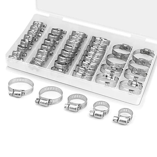 40pcs /Set Stainless Steel American-Style Heavy-Duty Clamp Kit