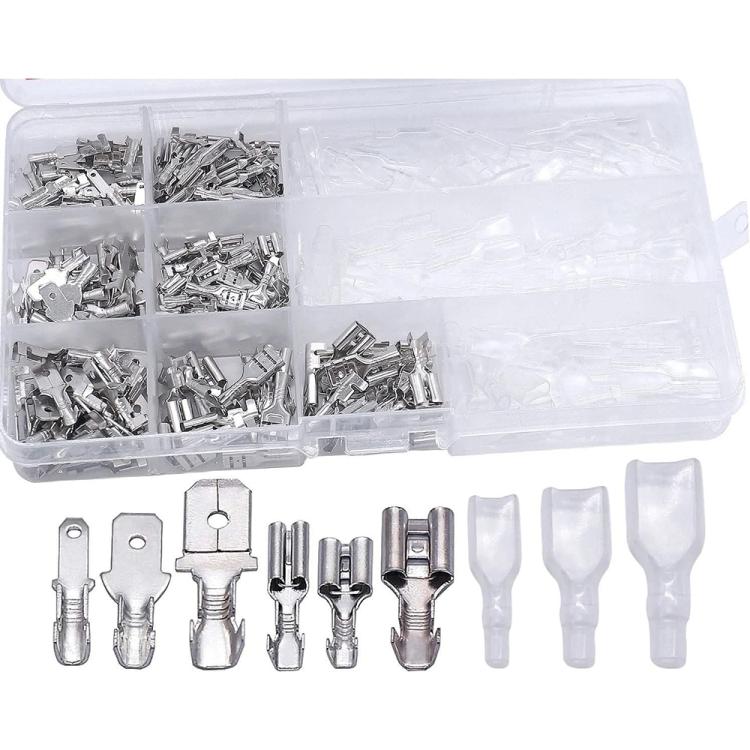 360pcs /Set Cold Press Terminal Block Spring Insert and Cover Set