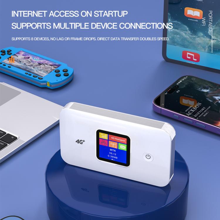 MF801 4G CAT7 Dual Band Portable WIFI LTE 300M Wireless Plug-in Router Color Screen MIFI Mobile Hotspot