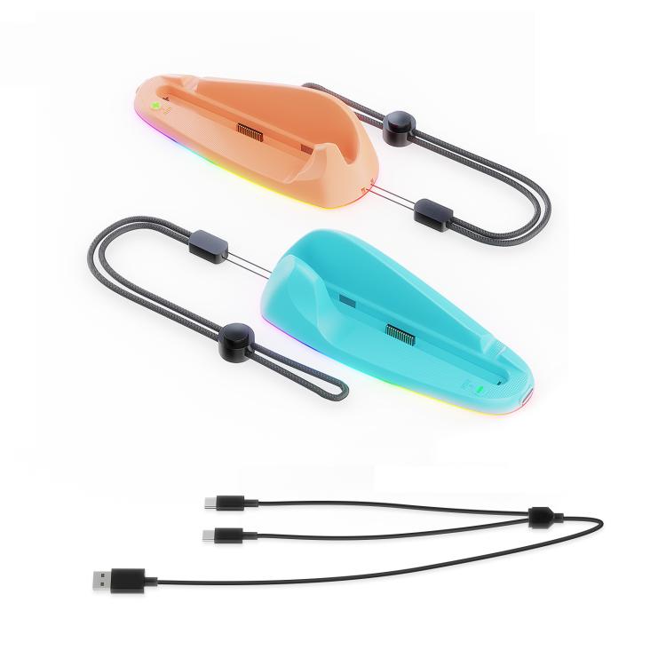 For Nintendo Switch 2 JYS Controller Mouse Magnetic Dock With Ambient Lighting