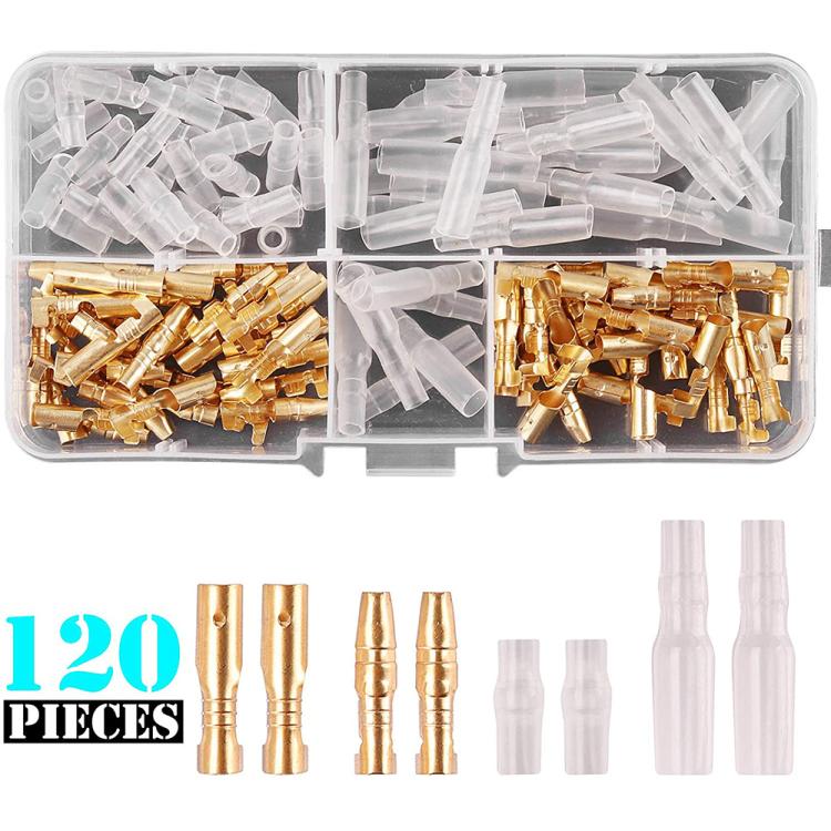 120pcs /Set Plug-in Spring Terminal Blocks + Housing Set