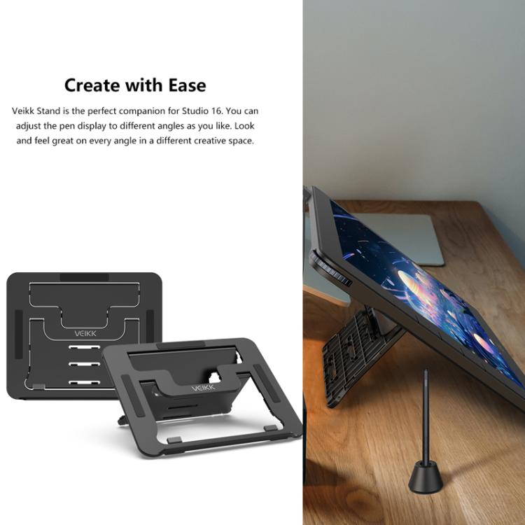 VEIKK VK1600 15.6 Inch Digital Drawing Screen Electronic Drawing Screen Compatible With Mobile Phone