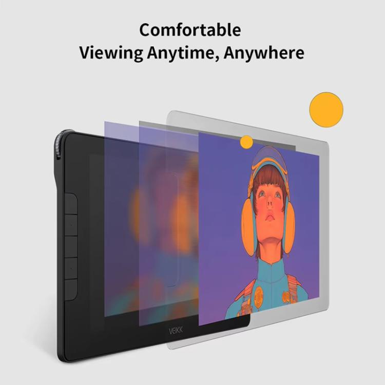 VEIKK VK1600 15.6 Inch Digital Drawing Screen Electronic Drawing Screen Compatible With Mobile Phone