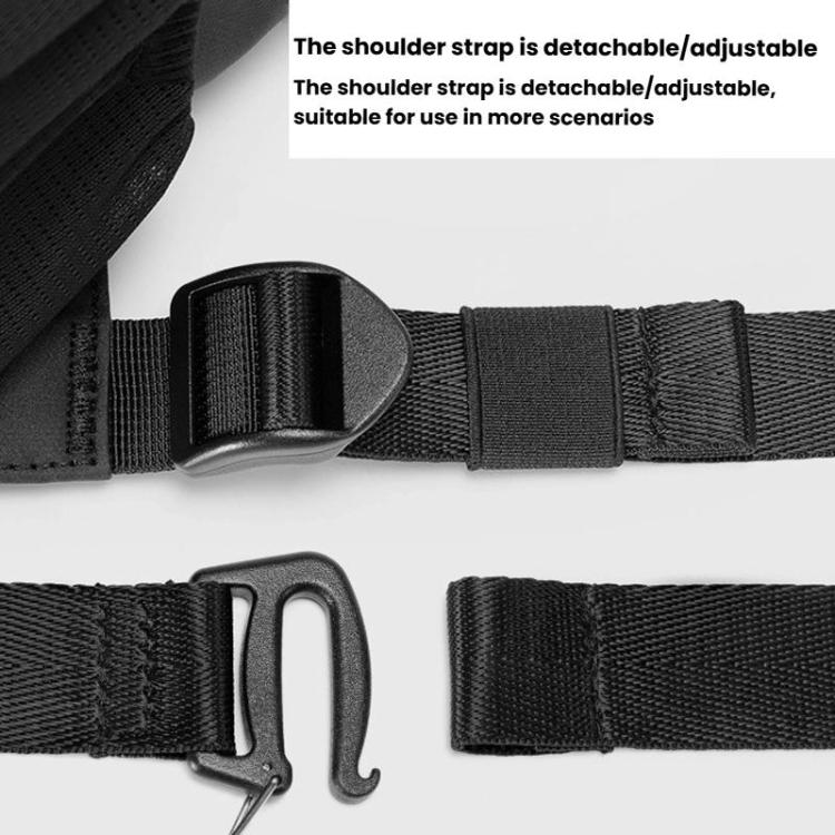 Cwatcun D198 Small Expandable Single Shoulder Camera Bag Waterproof Multi-Function Camera Bag