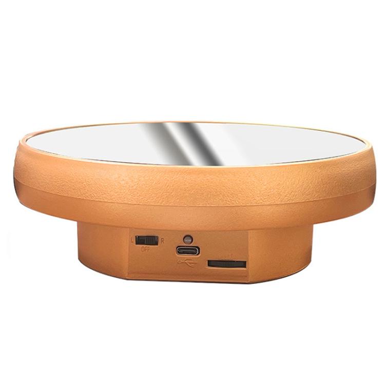 Multi-purpose Mirror Electric Rotating Disc Battery / USB Powered Photography Live Display Stand