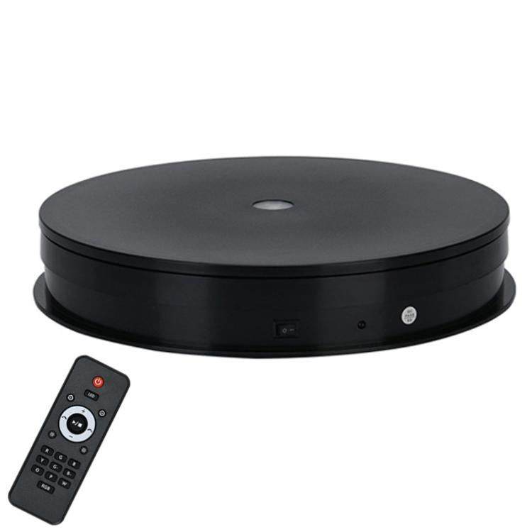 Remote Control Light Rotating Tray Still Life Display Adjustable Speed Brightness Jewelry Stand