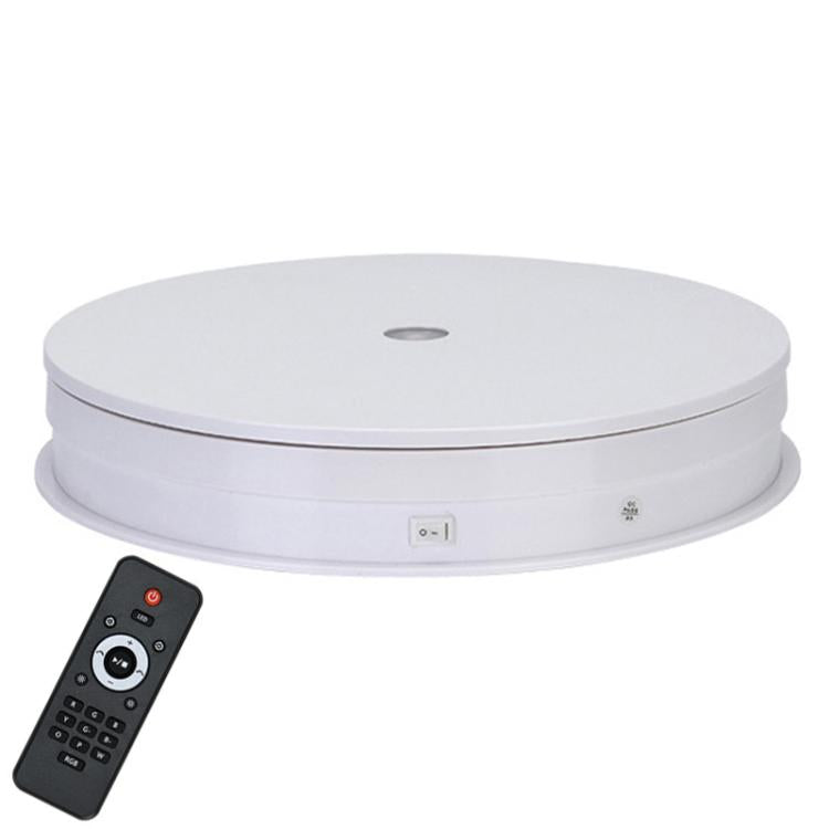 Remote Control Light Rotating Tray Still Life Display Adjustable Speed Brightness Jewelry Stand