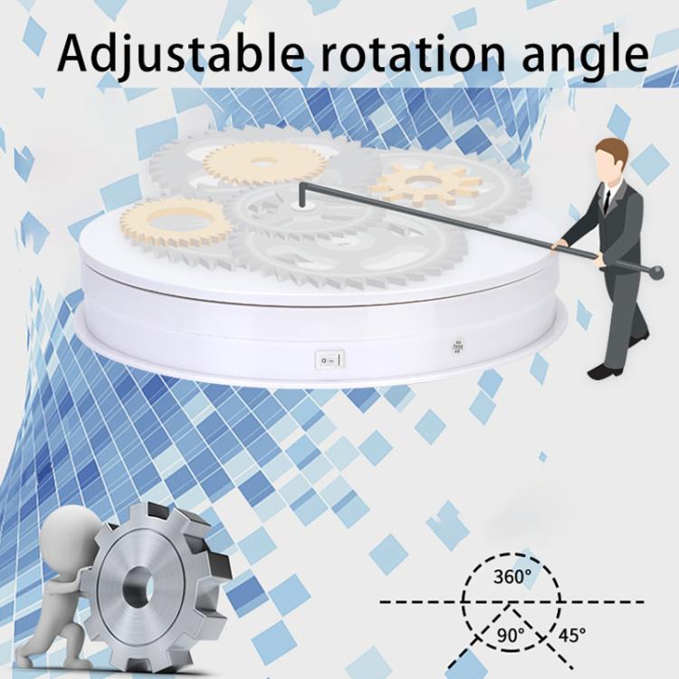 Remote Control Light Rotating Tray Still Life Display Adjustable Speed Brightness Jewelry Stand