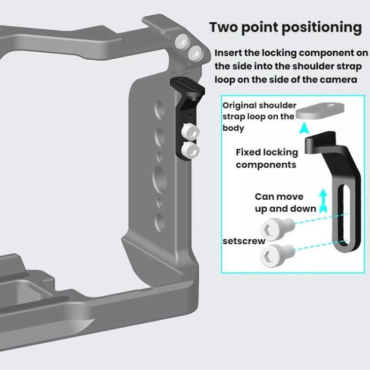 For Sony ZV-E10 II 2nd Generation Camera Cage DSLR Photography Live Streaming Protective Frame Stabilizer Kit