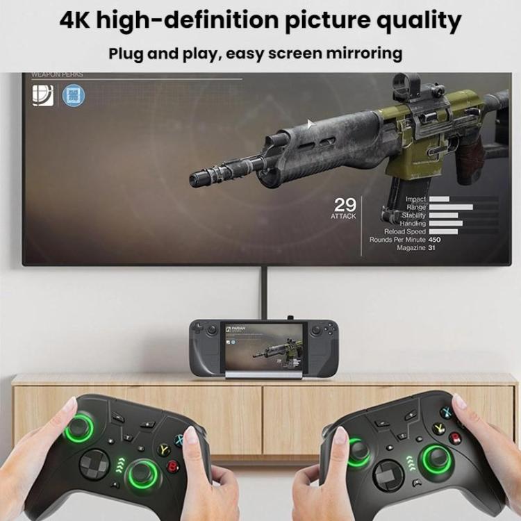 7 In 1 Type-C Docking Station 4K 60Hz Gaming Expansion Dock