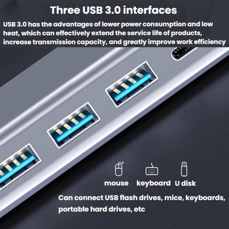 14 In 1  Type-C Docking Station USB HUB Multi Port Hub Laptop Converter