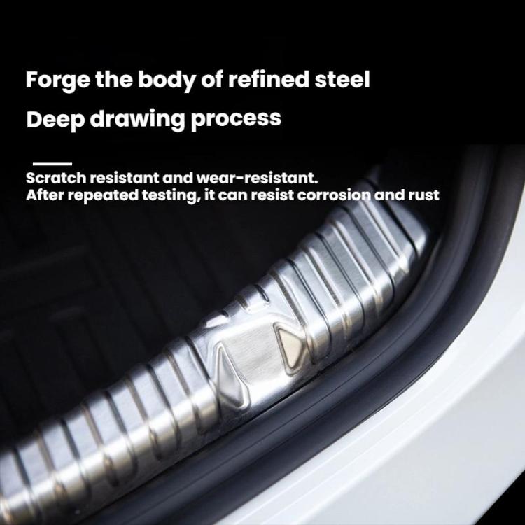 For Tesla 2024+ Model 3 Highland Stainless Steel Trunk Sill Guard