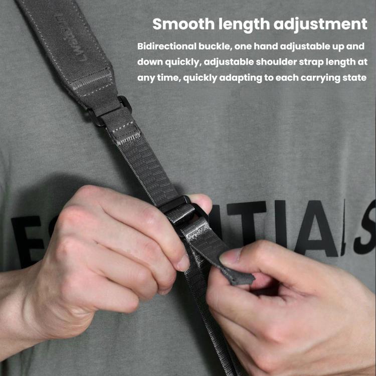 Cwatcun D213  Medium Universal Camera Shoulder Strap Matte Leather Quick Release Strap