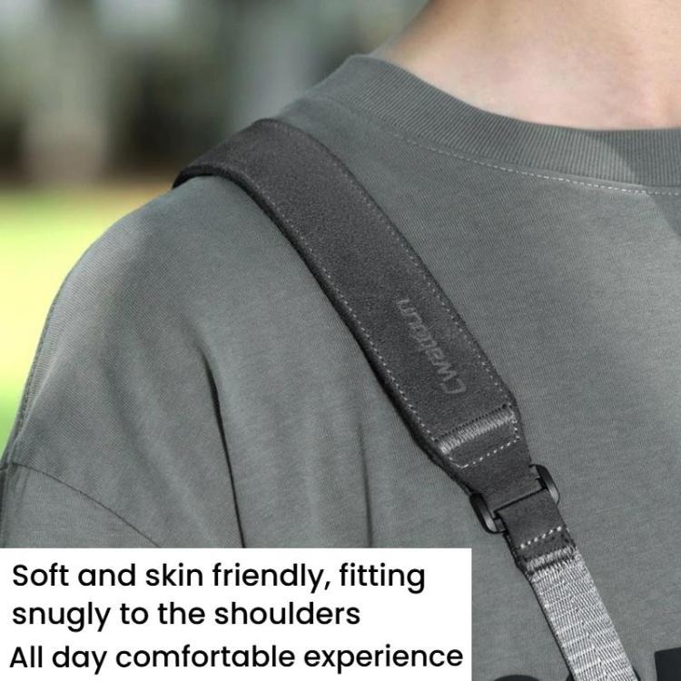 Cwatcun D213  Medium Universal Camera Shoulder Strap Matte Leather Quick Release Strap