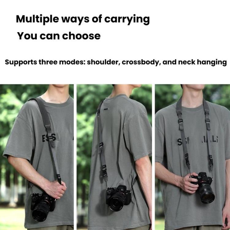 Cwatcun D213  Medium Universal Camera Shoulder Strap Matte Leather Quick Release Strap