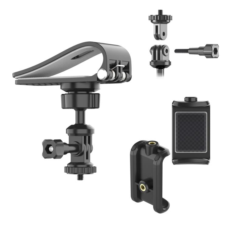 Car Sun Visor Bracket Panoramic Sports Camera Phone Vehicle Mount Base