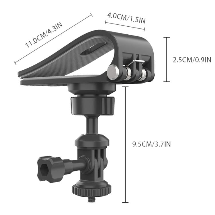 Car Sun Visor Bracket Panoramic Sports Camera Phone Vehicle Mount Base