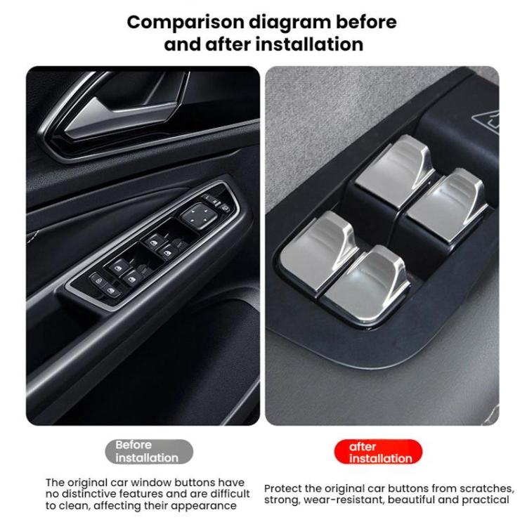 For Tesla 2025+ Model Y Juniper Window Lift Button Sticker