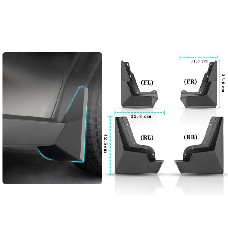 For Tesla Cybertruck Wheel Fender Accessories