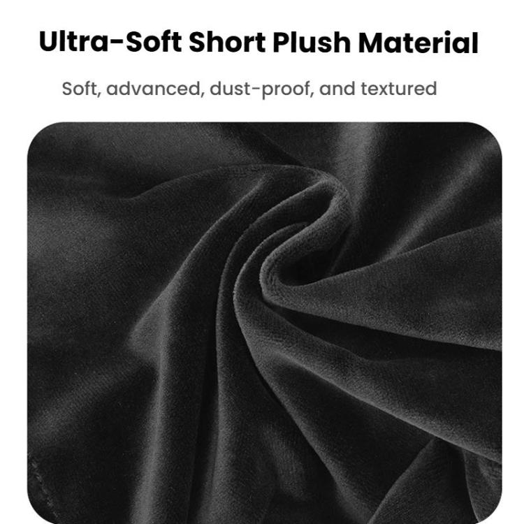 Universal Headphone Storage Case Dustproof Drawstring Bag With Ultra-Soft Short Plush