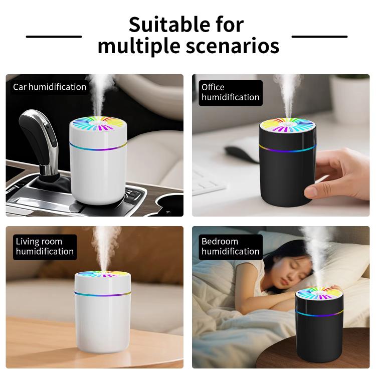 WT31 Car Ambient Light Humidifier USB Household Silent Air Atomizer