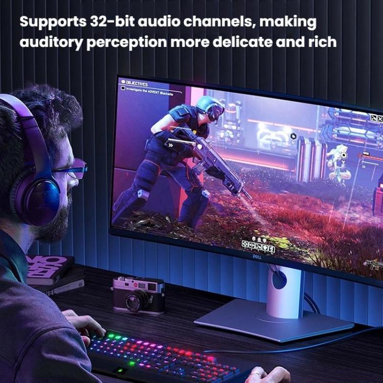 DP2.1 Male To Male 8K 60Hz HD Fiber Optic Cable For TV Computer Monitors Projectors