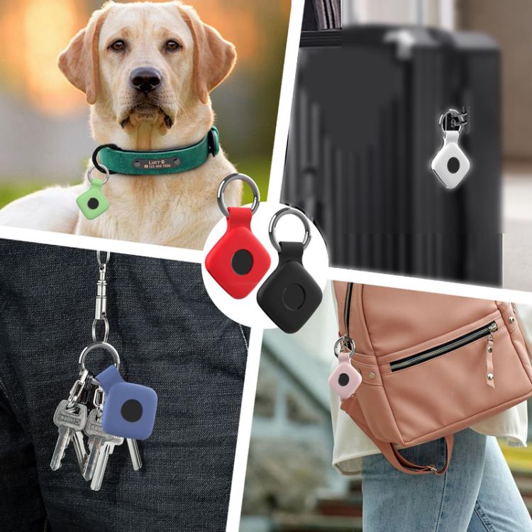 For Tile Mate / Mate Pro Anti-Loss Device Silicone Protective Case With Keyring Location Tracking Shell