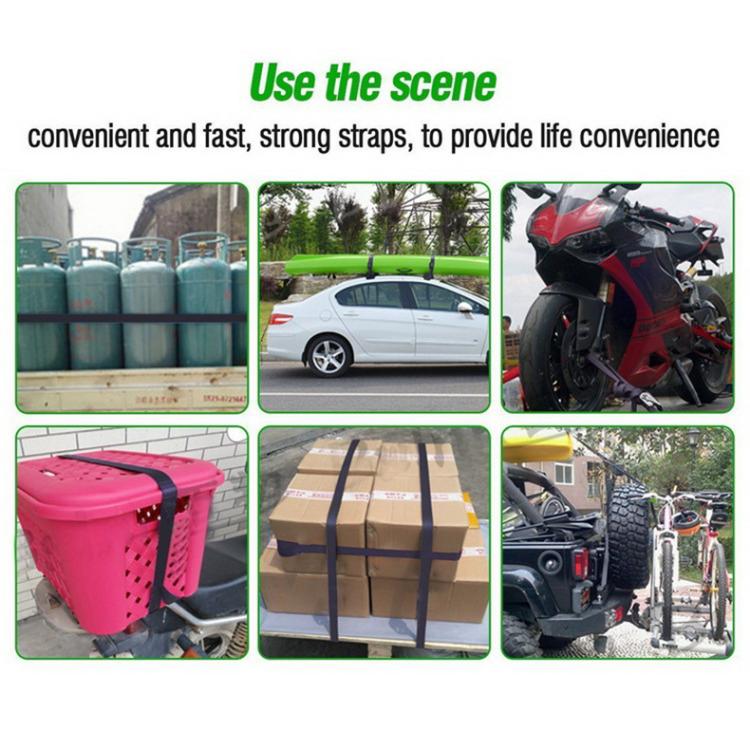 Multi-Purpose Cross-Woven Luggage Straps For ATVs And Motorcycles