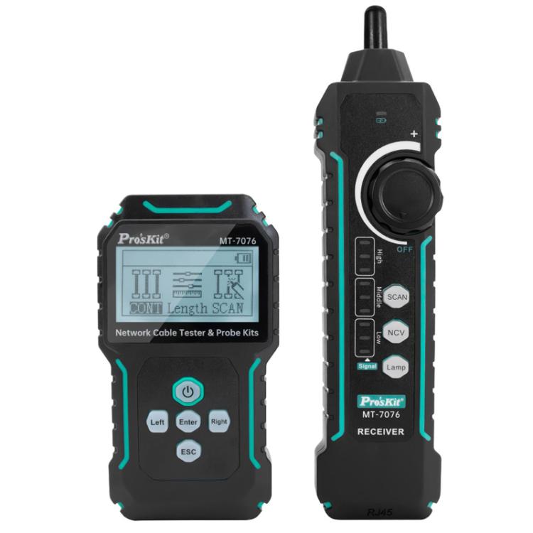ProsKit MT-7076 LCD Anti-Interference Network Testing Cable Tracer