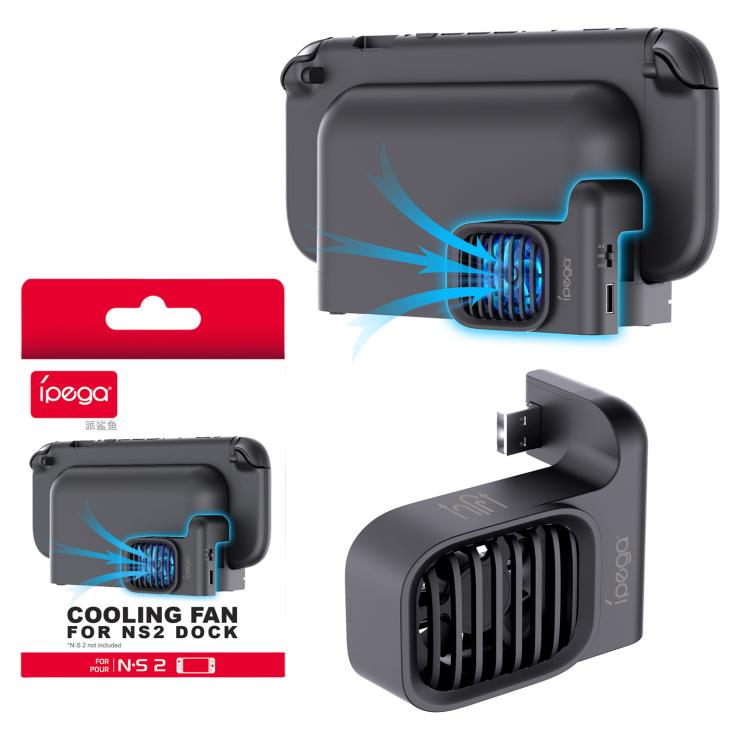 For Nintendo Switch 2 ipega Console Dock Cooling Fan Radiator With Adjustable Speed