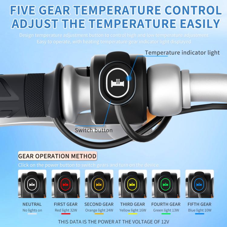 ATV Metal Switches With 5+1 Memory Heated Handlebars