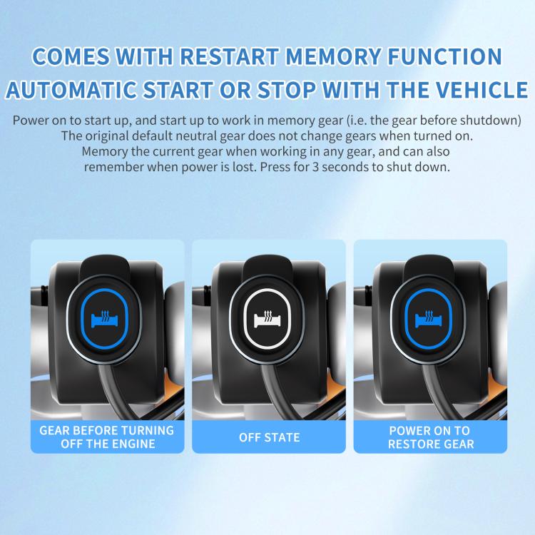 ATV Metal Switches With 5+1 Memory Heated Handlebars