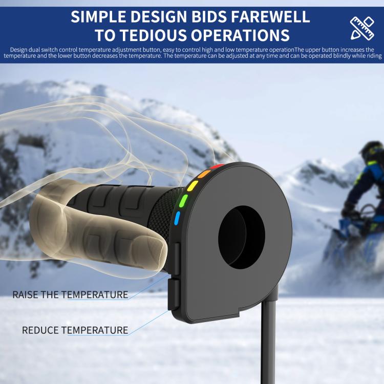 Rainbow Light ATV Heated Handlebars With Memory Function