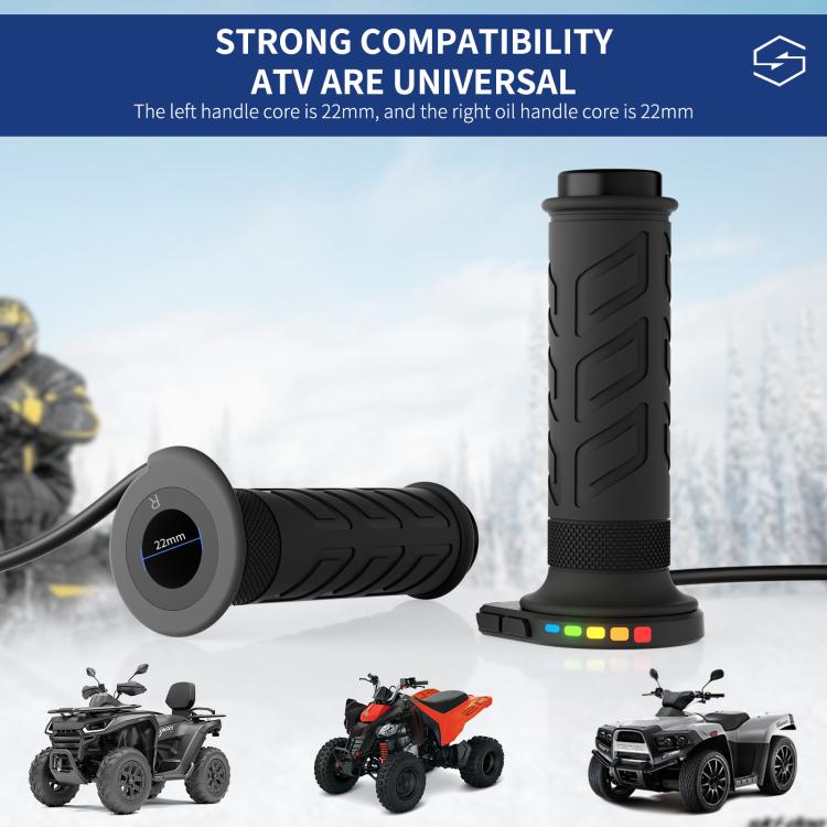 Rainbow Light ATV Heated Handlebars With Memory Function