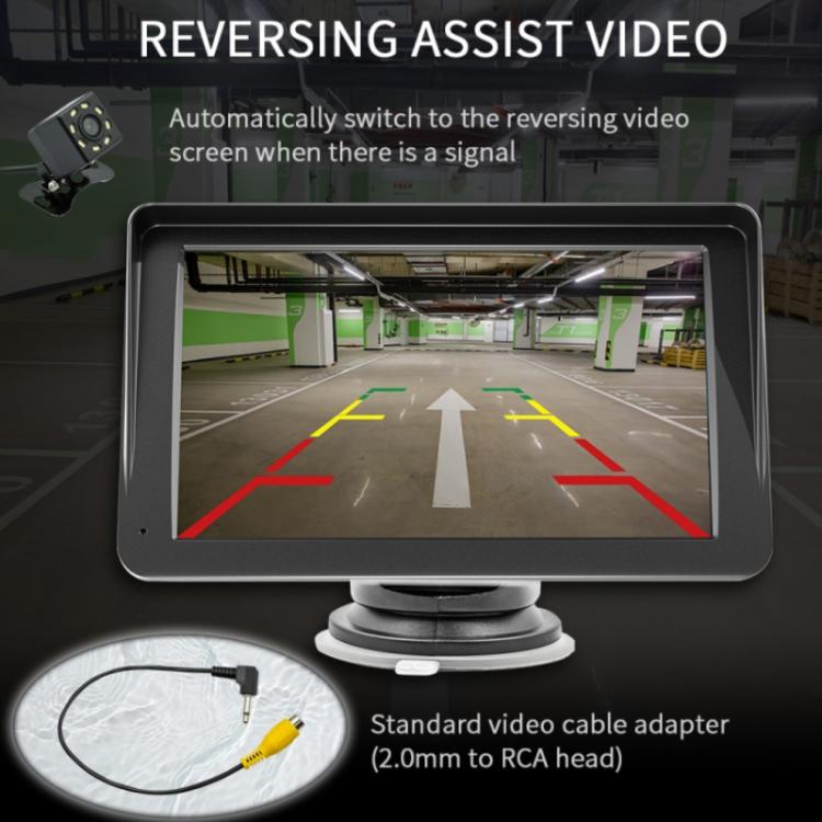 7-inch HD  Touch Screen + HD 8-light Reversing Image Wireless Carplay Car MP5 Player