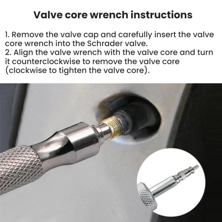 Car Tire Motorcycle Bicycle Valve Core Switch Wrench