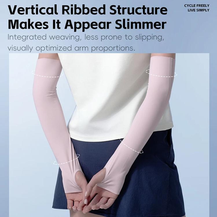 WEST BIKING 1pair Outdoor Cycling Ice Silk UV-Protective Arm Sleeves Fishing Travel Arm Protection Ice Sleeves