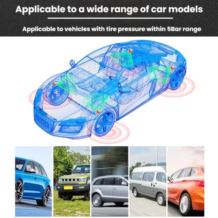 Automotive TPMS Four-Tire Pressure Monitor