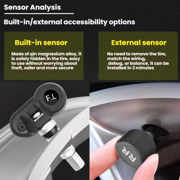 Automotive TPMS Four-Tire Pressure Monitor
