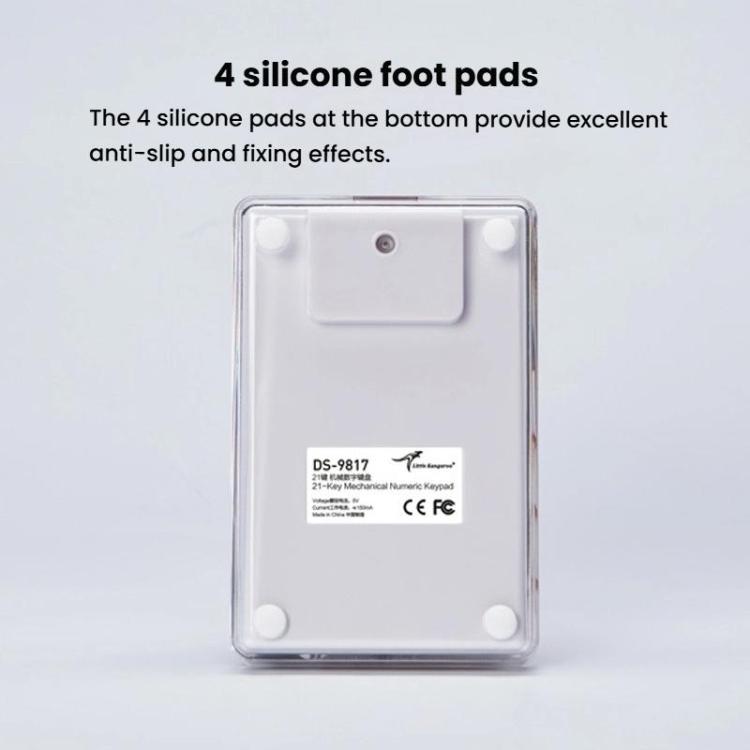 Little Kangaroo DS-9817 Backlit Non-Switching Wired Numeric Keypad Financial Business Banking Keyboard