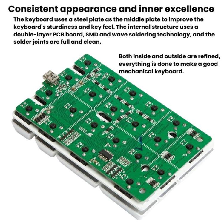 Little Kangaroo DS-9817 Backlit Non-Switching Wired Numeric Keypad Financial Business Banking Keyboard