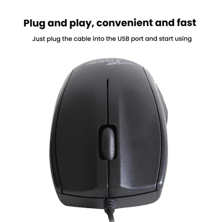 Little Kangaroo DS-911 1200DPI Ambidextrous Wired Laptop Mouse Desktop Mouse For Office & Home Use