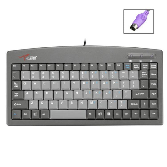 Little Kangaroo DS-9827 88 Key Wired Keyboard With Magnetic Ring Laptop Industrial Office Keyboard