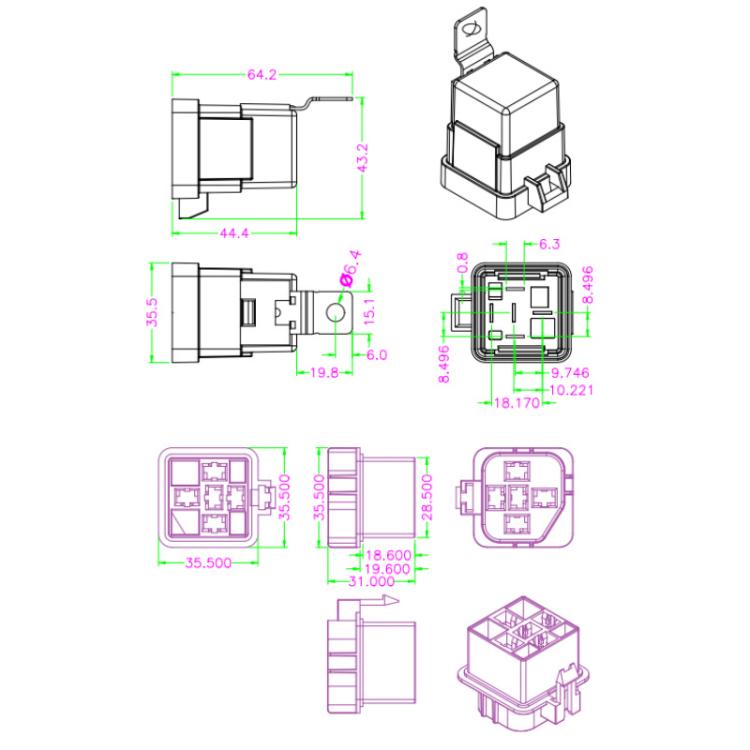 AM107421 Switch Starter Relay Kit for John Deere