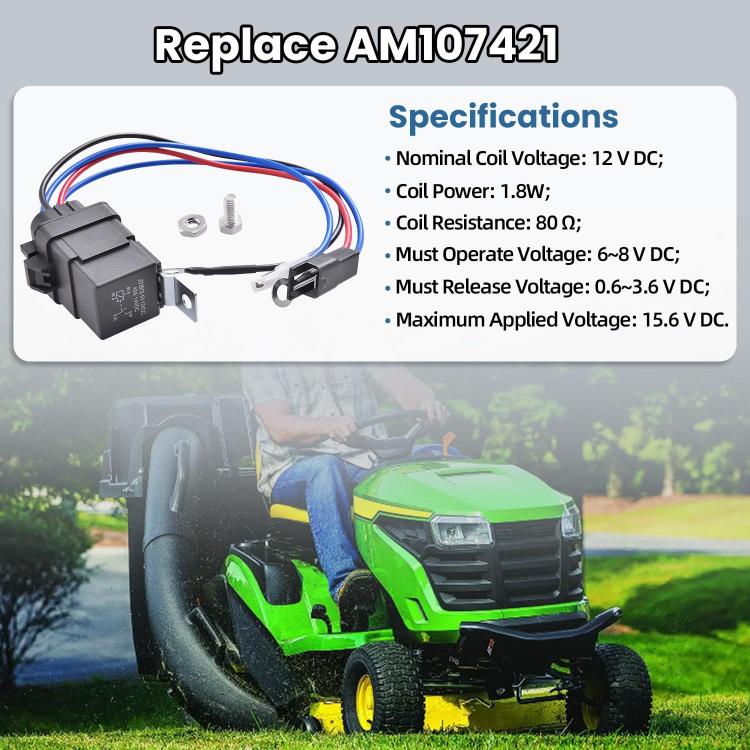 AM107421 Switch Starter Relay Kit for John Deere