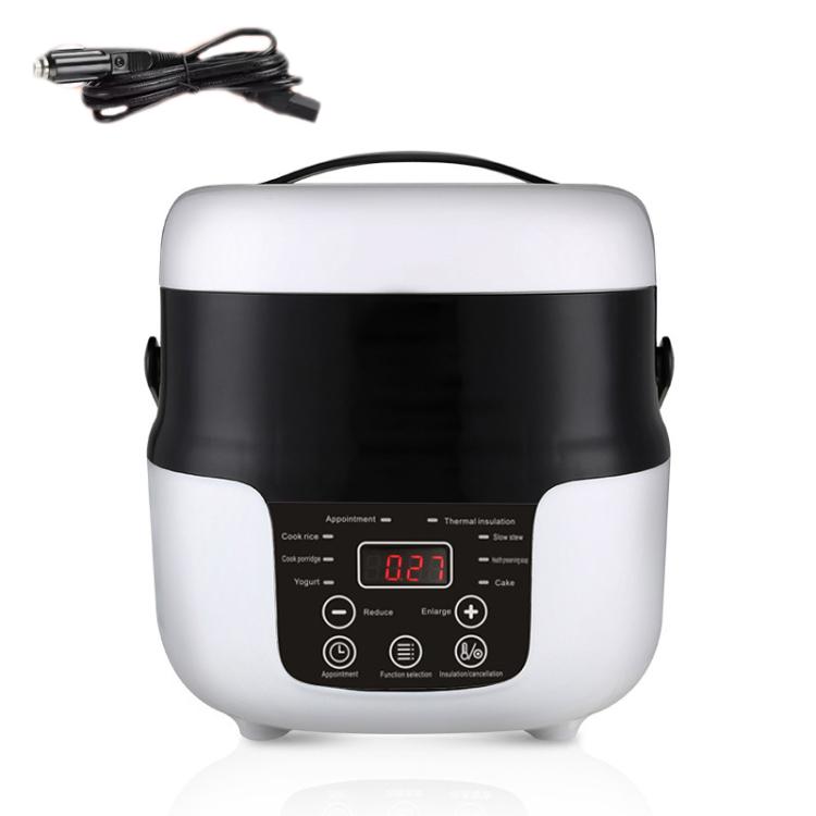 12V-24V 2L Car-Mounted Push-Button Rice Cooker